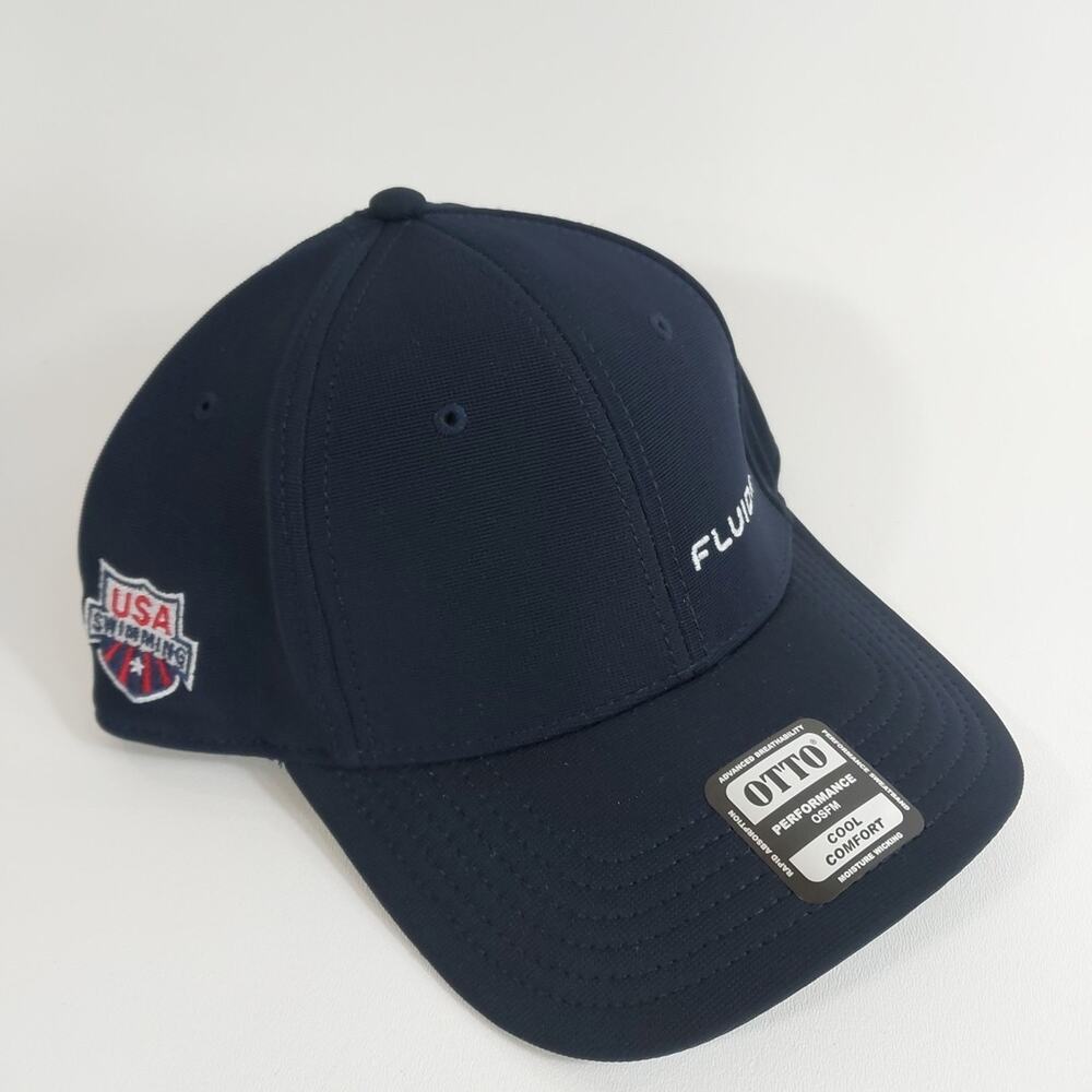 Otto USA Swimming Fluidra Adjustable Hat Navy Blue